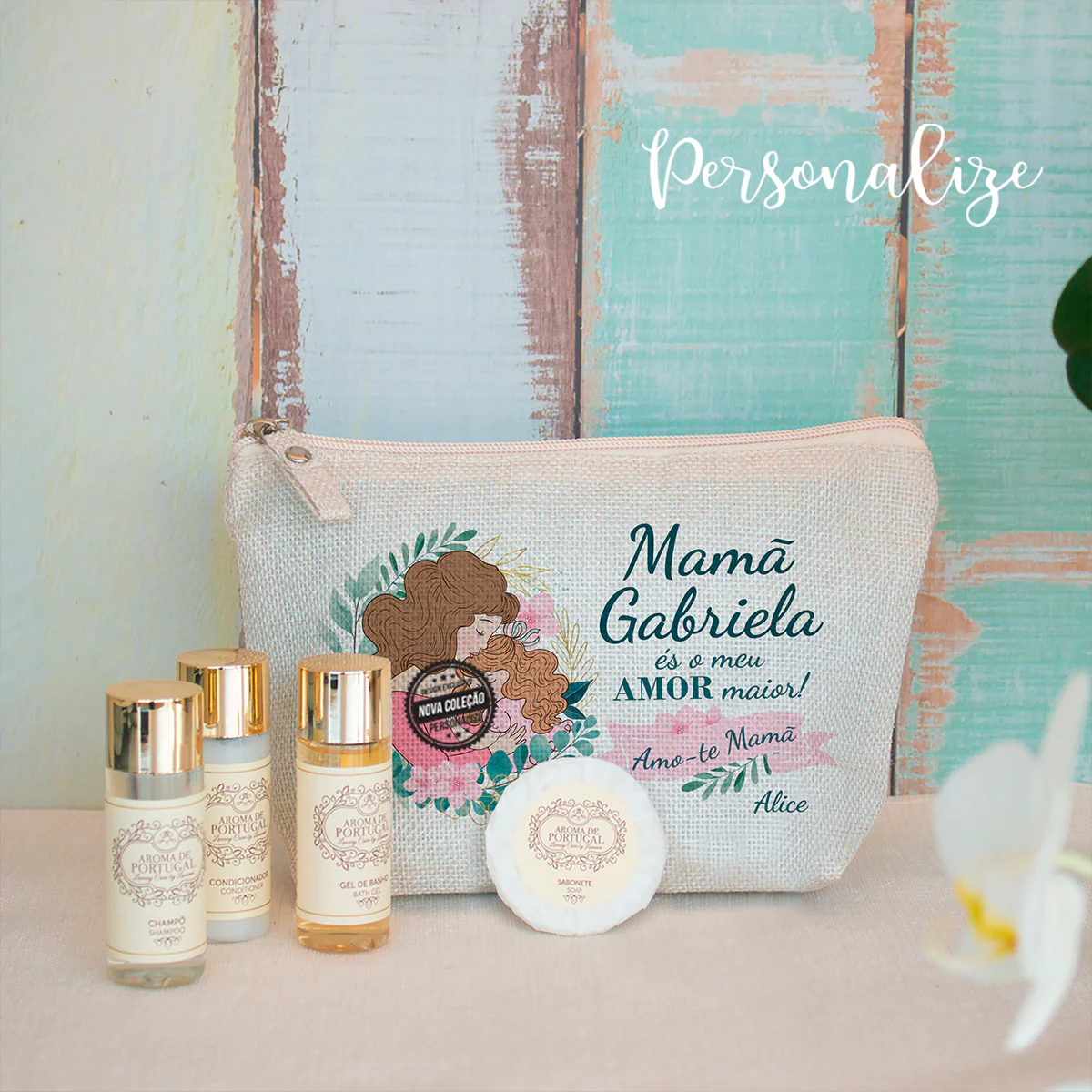 Bolsa cosméticos "Mãe, amor maior" - Image 2