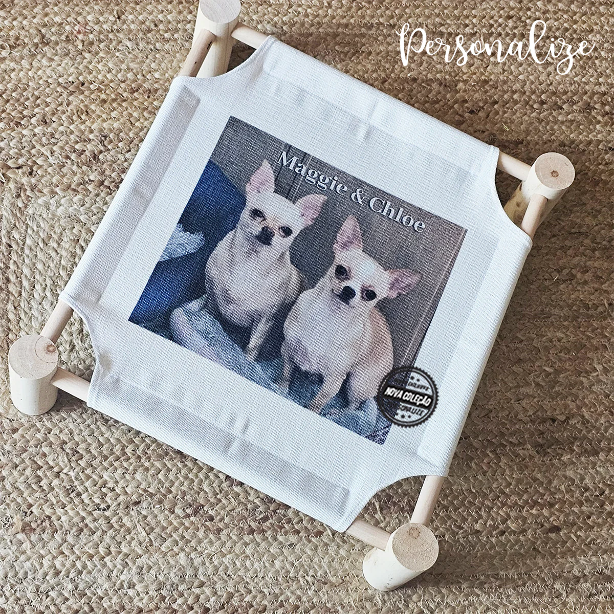 Cama para cão/gato com fotografia - Image 2