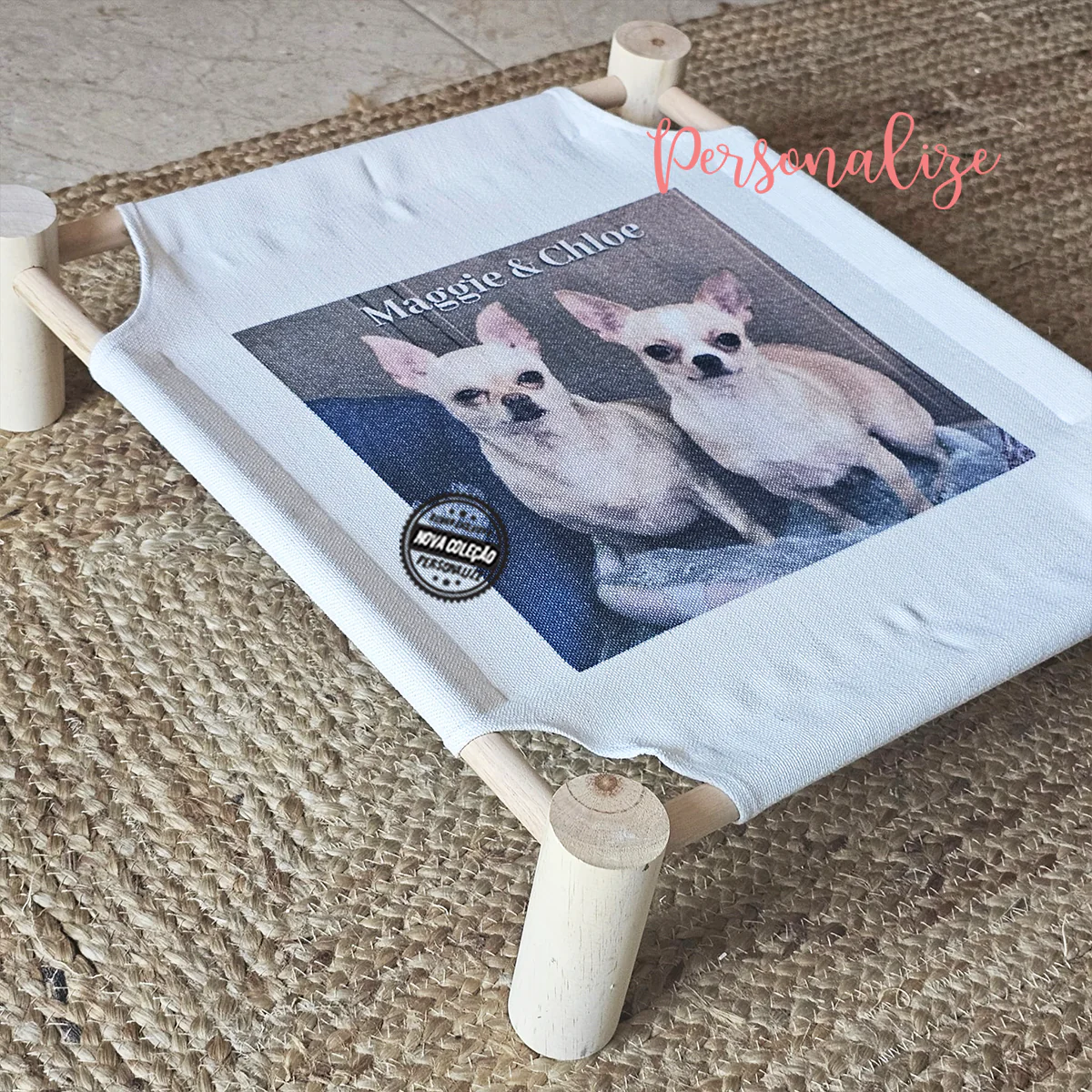 Cama para cão/gato com fotografia - Image 3