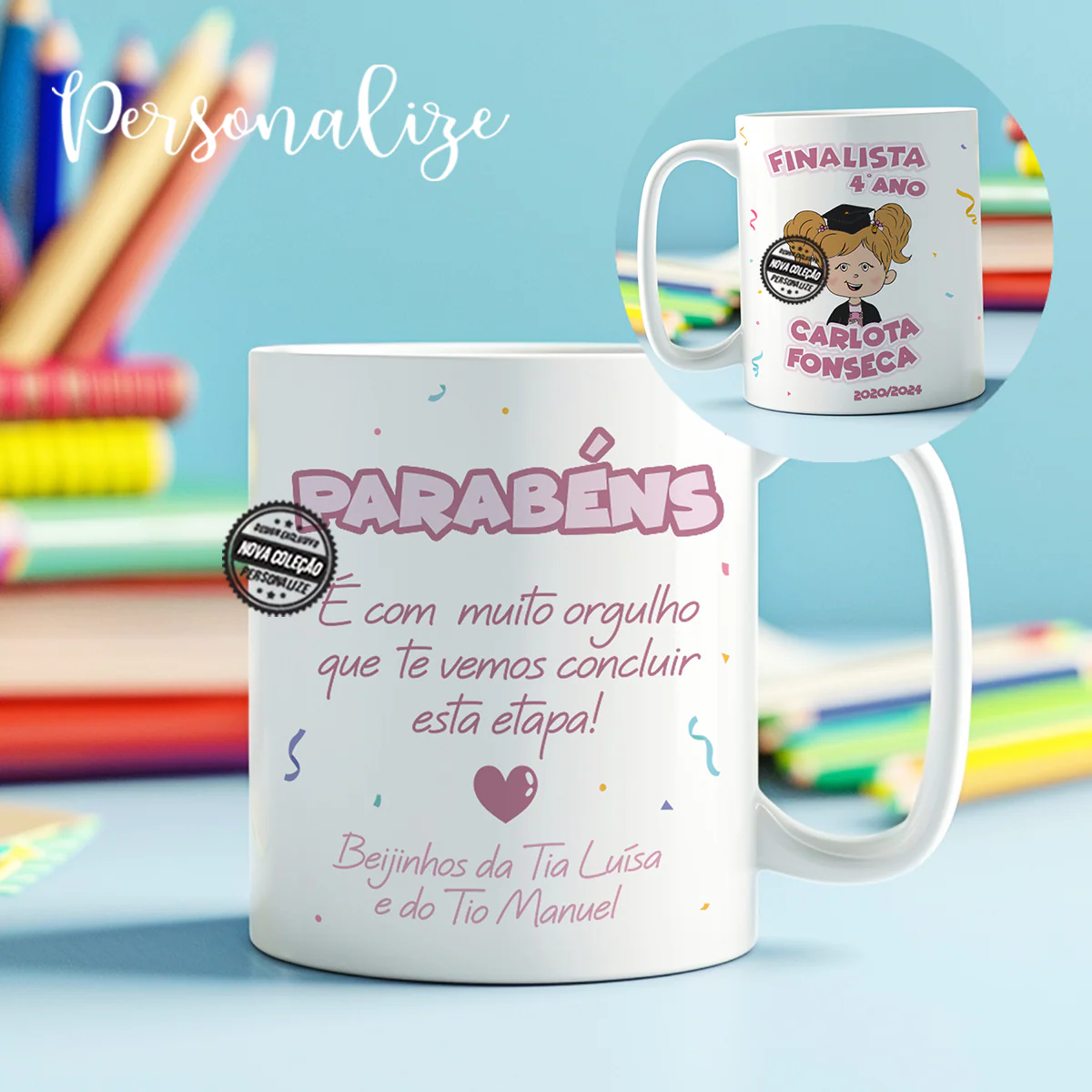 Caneca finalista "Parabéns" - Image 2