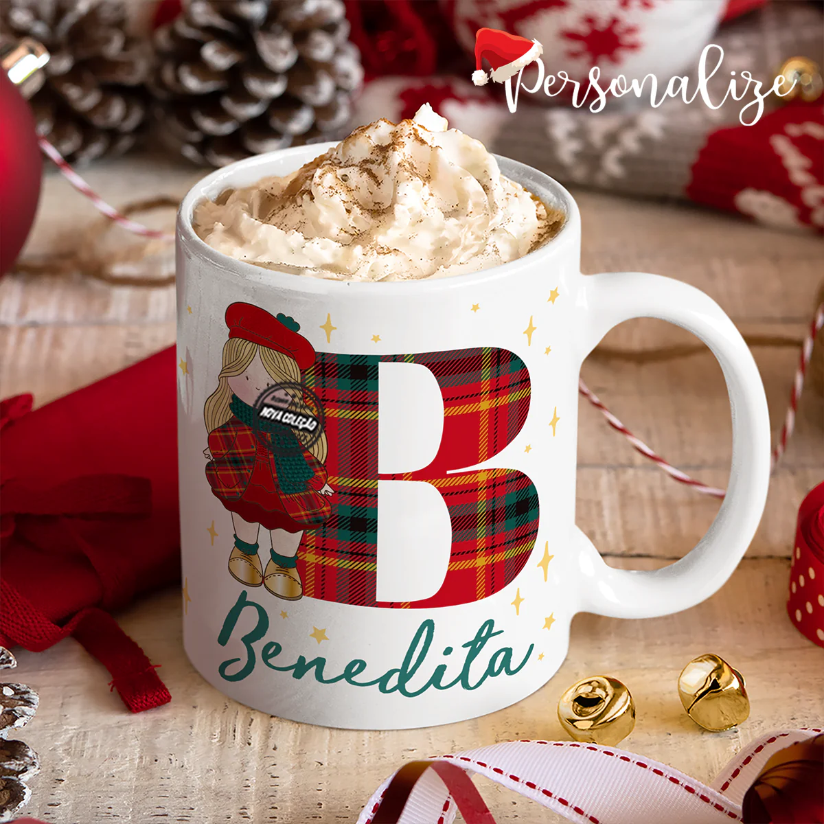 Caneca menina "Inicial"