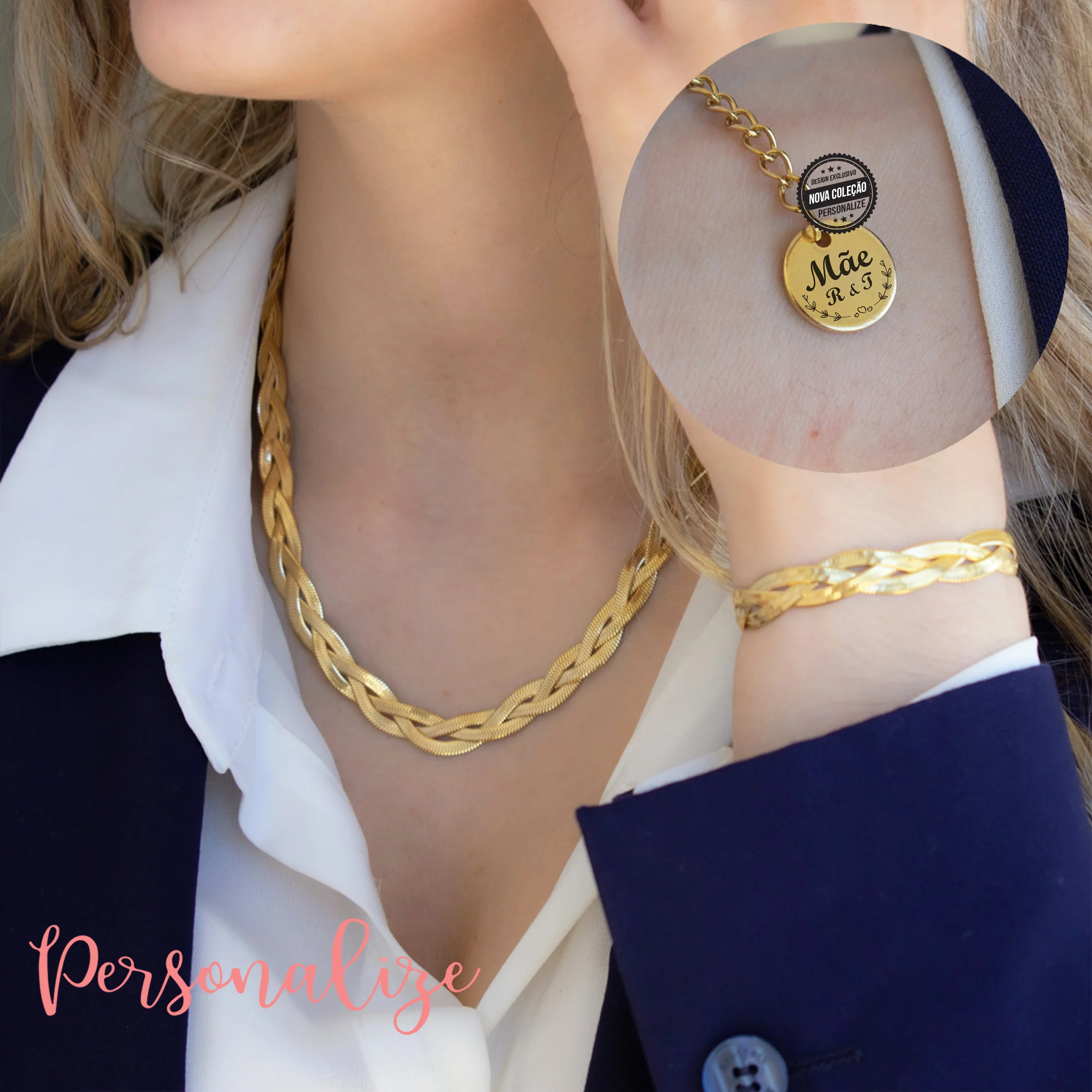 Colar e/ou pulseira " Mãe" - Image 2