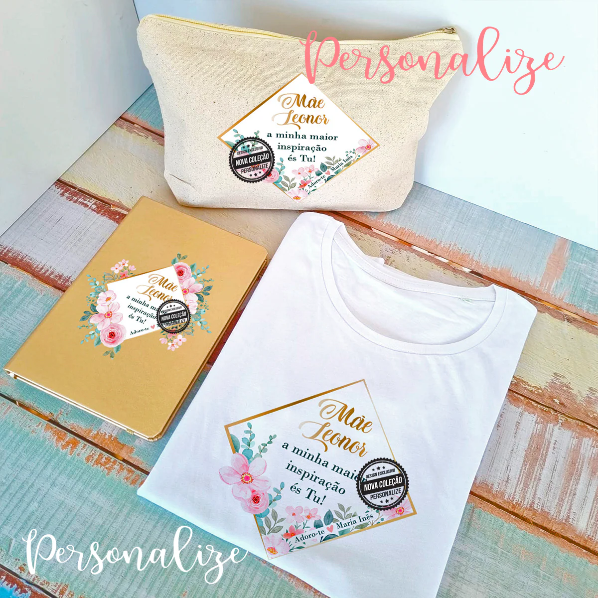 Bloco e/ou bolsa e/ou t-shirt mãe  "A minha maior inspiração" - Image 2