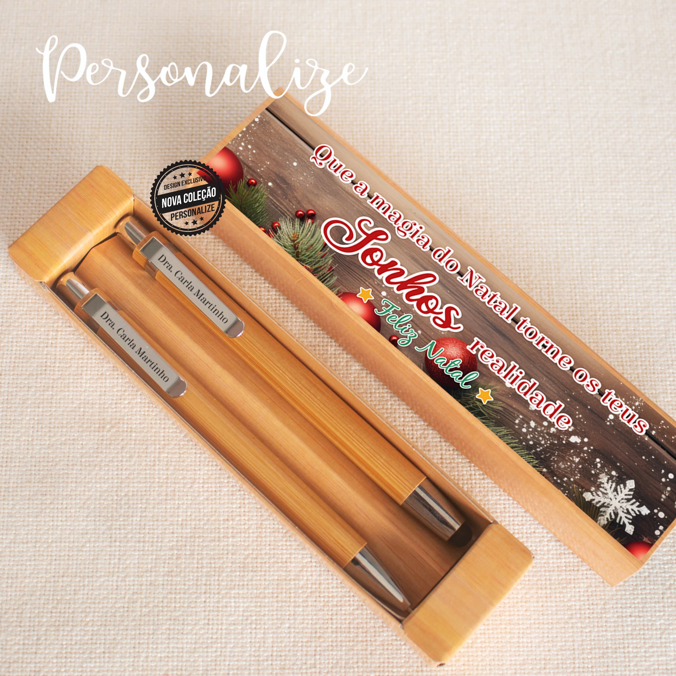 Conjunto caneta e lapiseira " Natal" - Image 2
