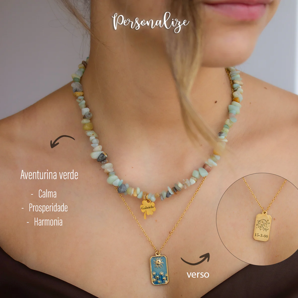 Conjunto de fios "Mar e sol" - Image 2