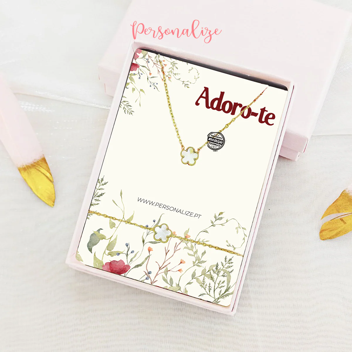 Conjunto fio e pulseira "Flor" - Image 2