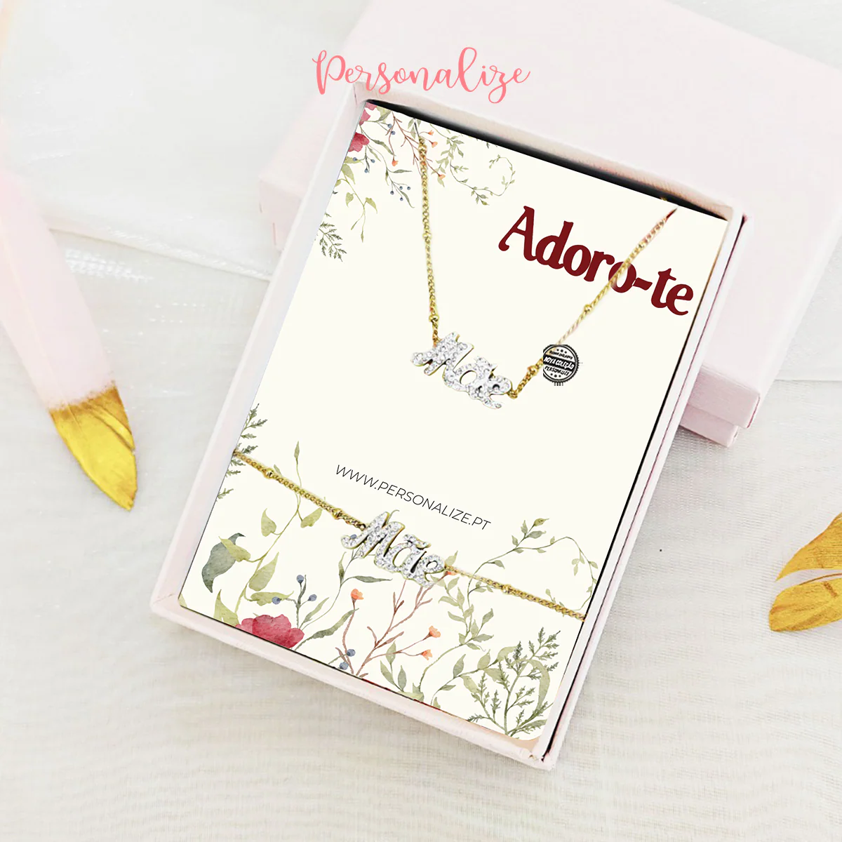 Conjunto fio e pulseira "Mãe" - Image 2