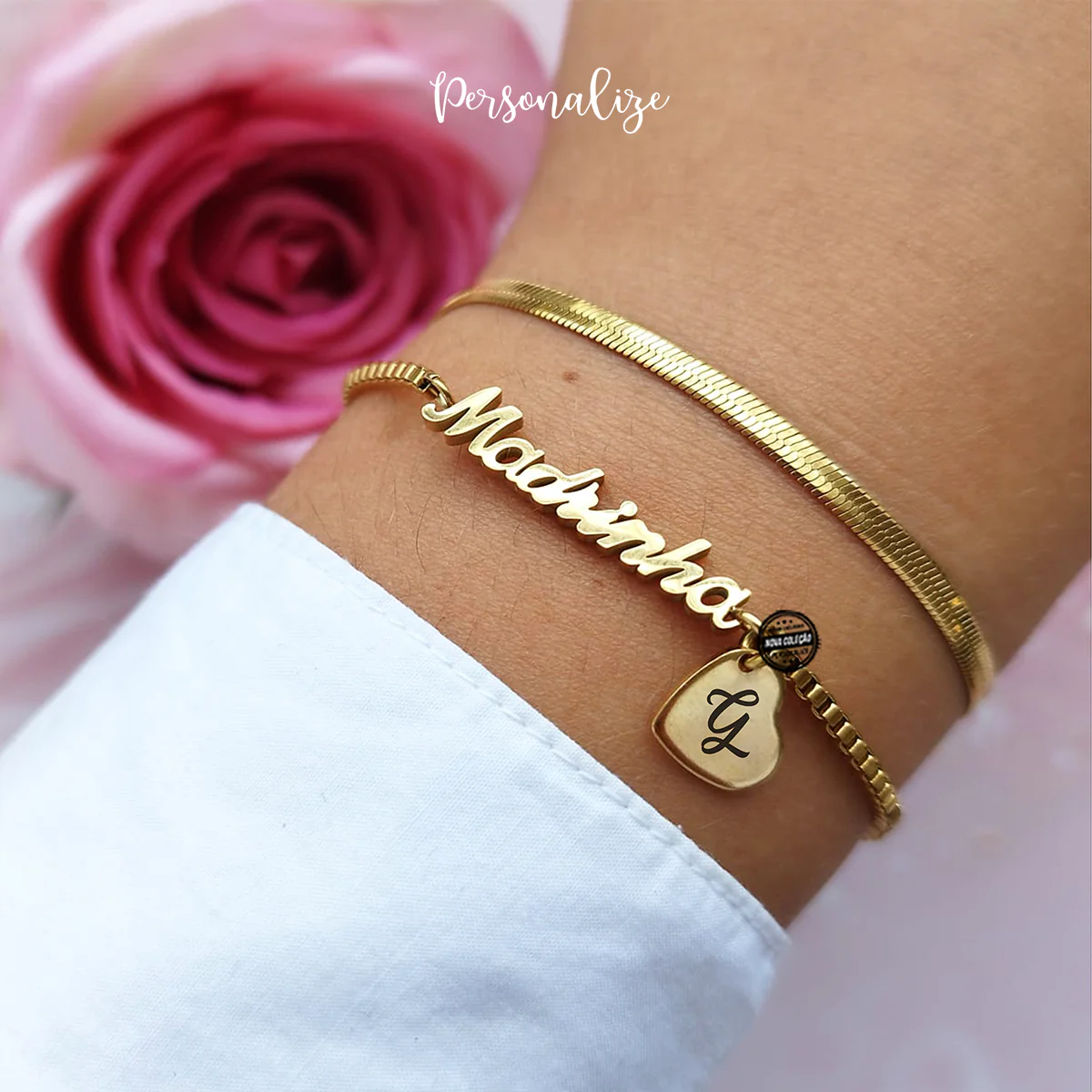 Conjunto pulseiras "Madrinha" - Image 2