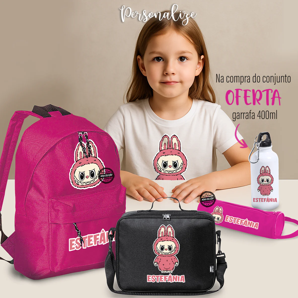 Conjunto regresso às aulas "Labubu" - Image 2