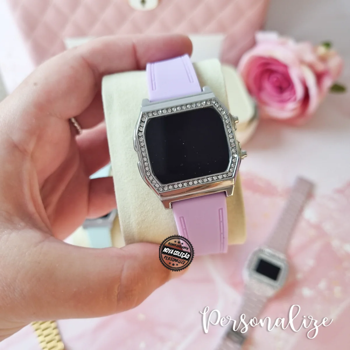 Conjunto relógio e/ou pulseira patinha "Nome" - Image 3