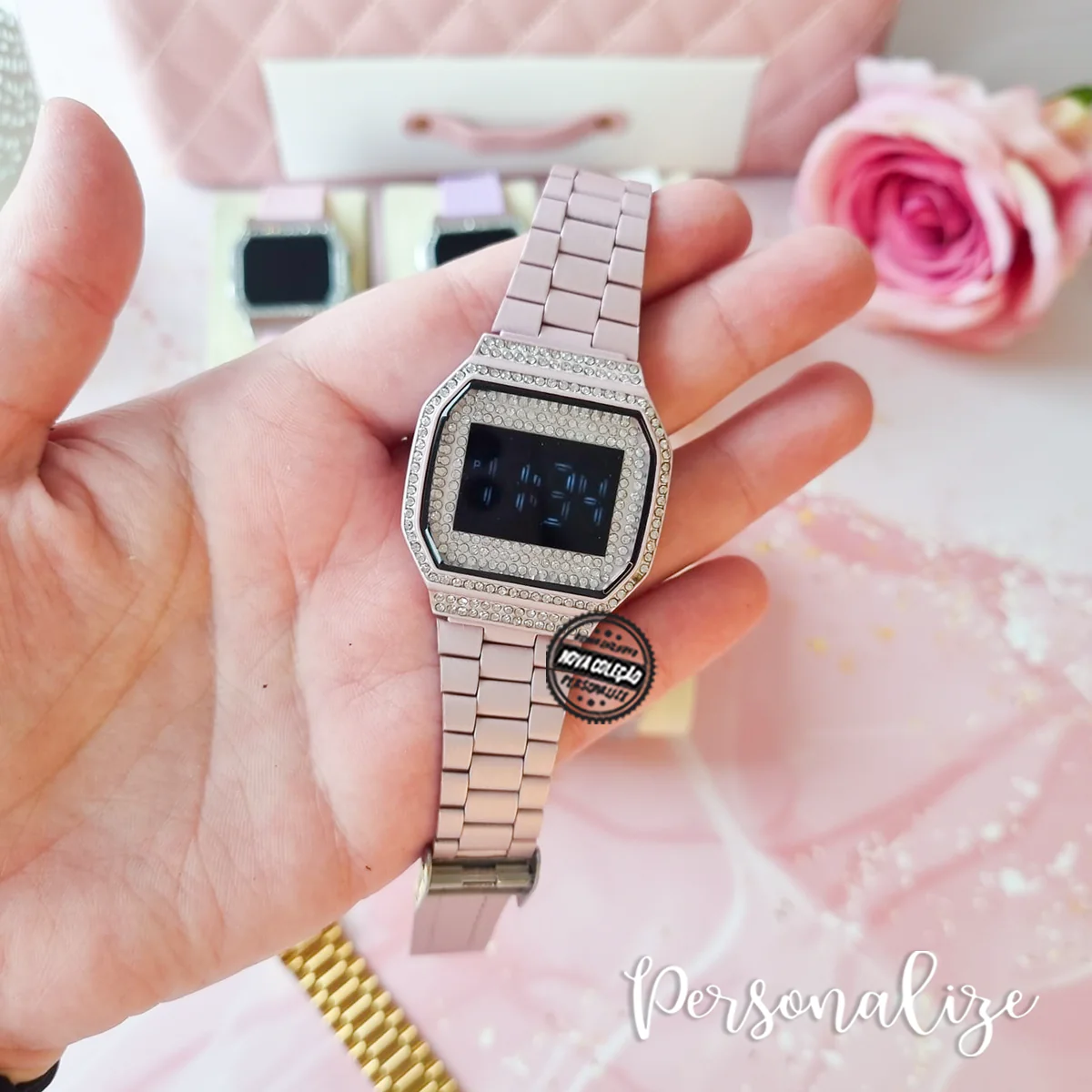 Conjunto relógio e/ou pulseira patinha "Nome" - Image 4