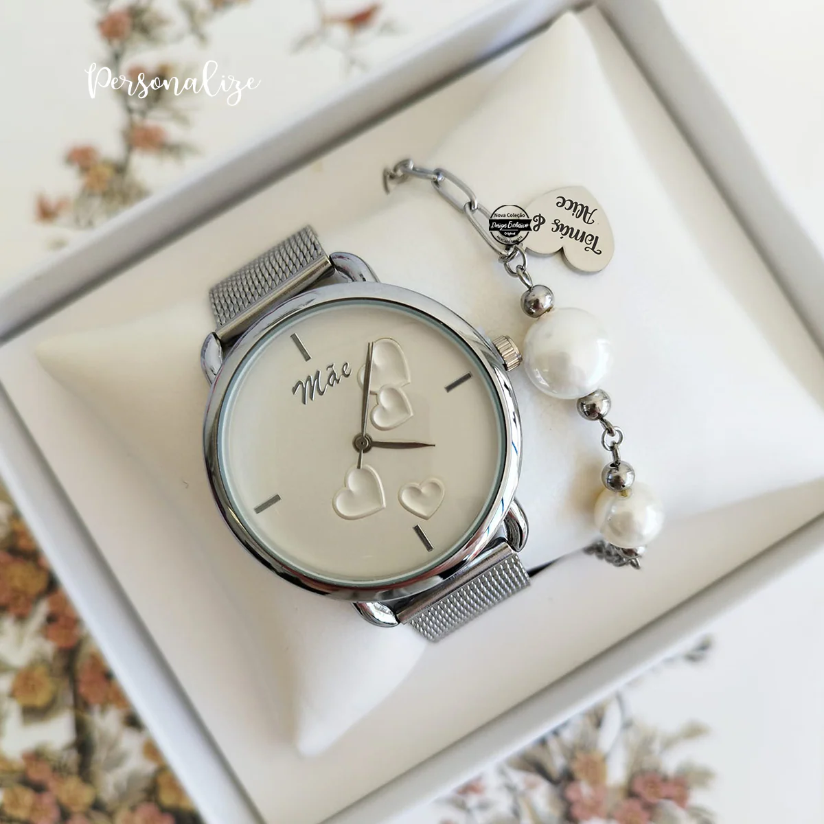 Conjunto relógio e pulseira "Mãe" - Image 2