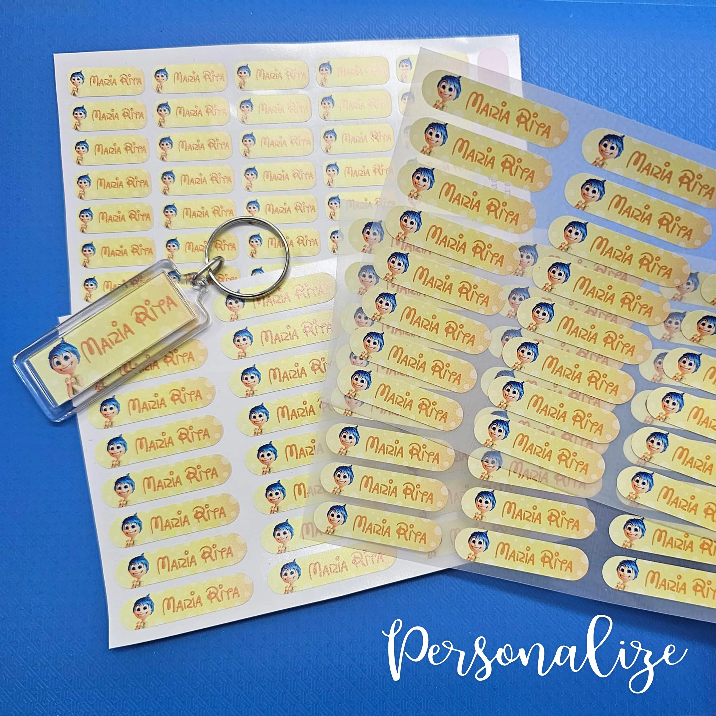 Etiquetas para roupa e material escolar " Personagens " - Image 4