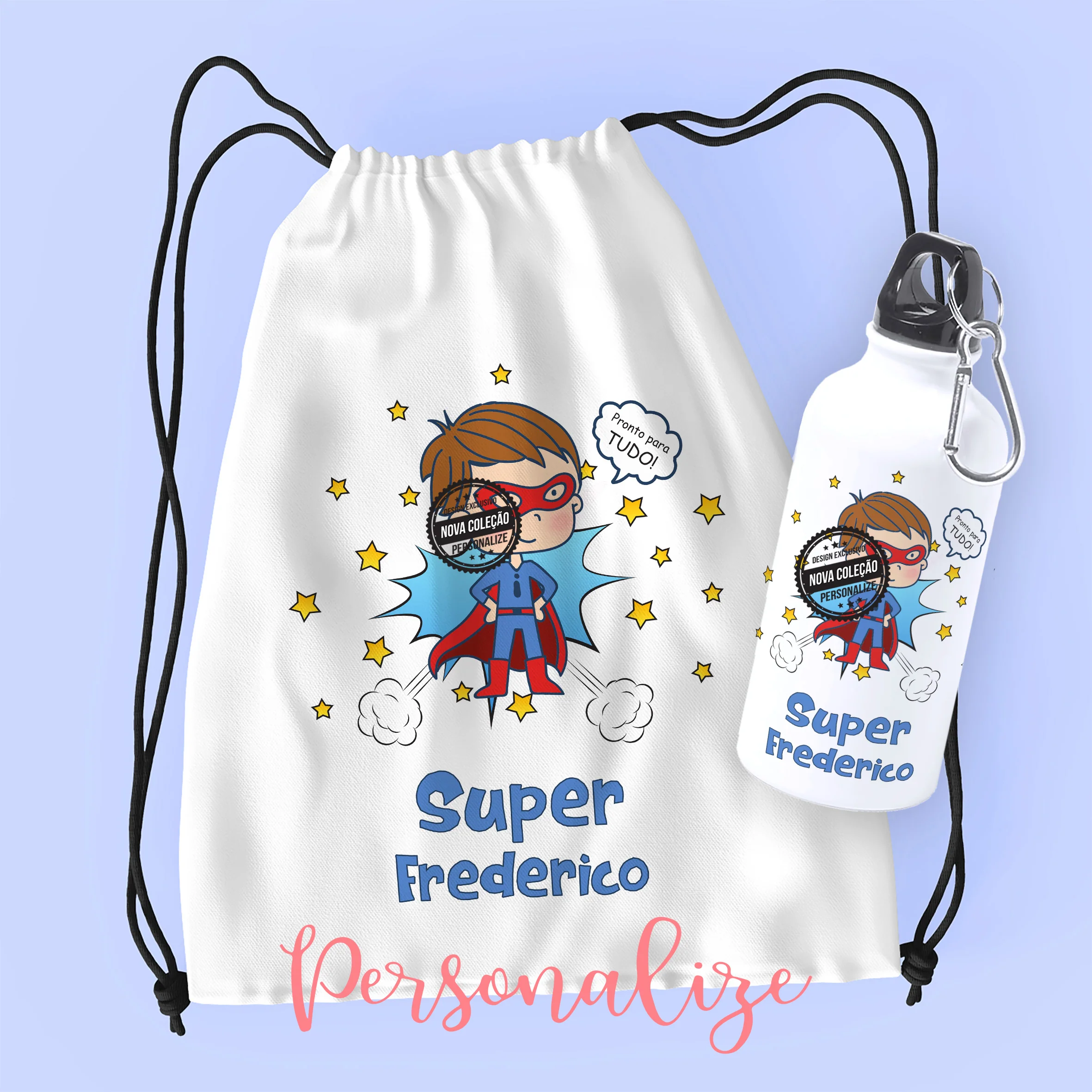 Garrafa e/ou mochila "Super miúdos" - Image 2