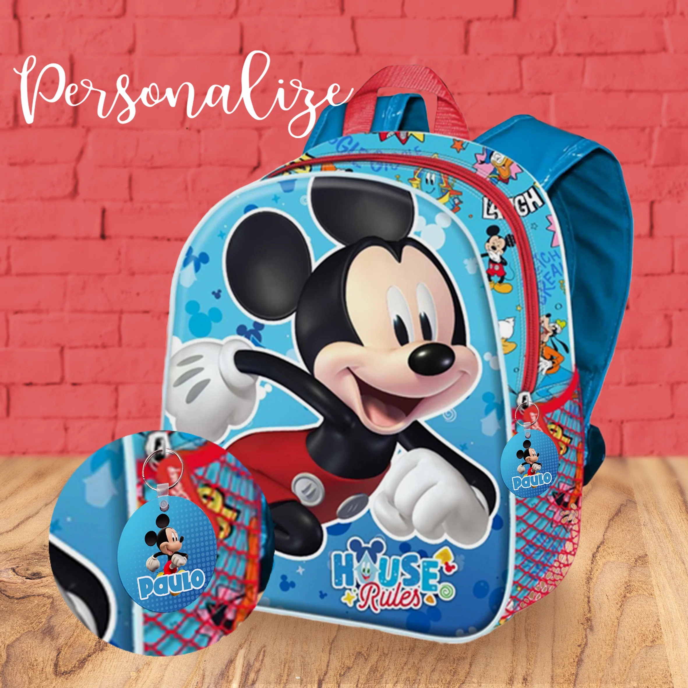 Mochila " Mickey Mouse " XL com OFERTA do identificador - Image 2