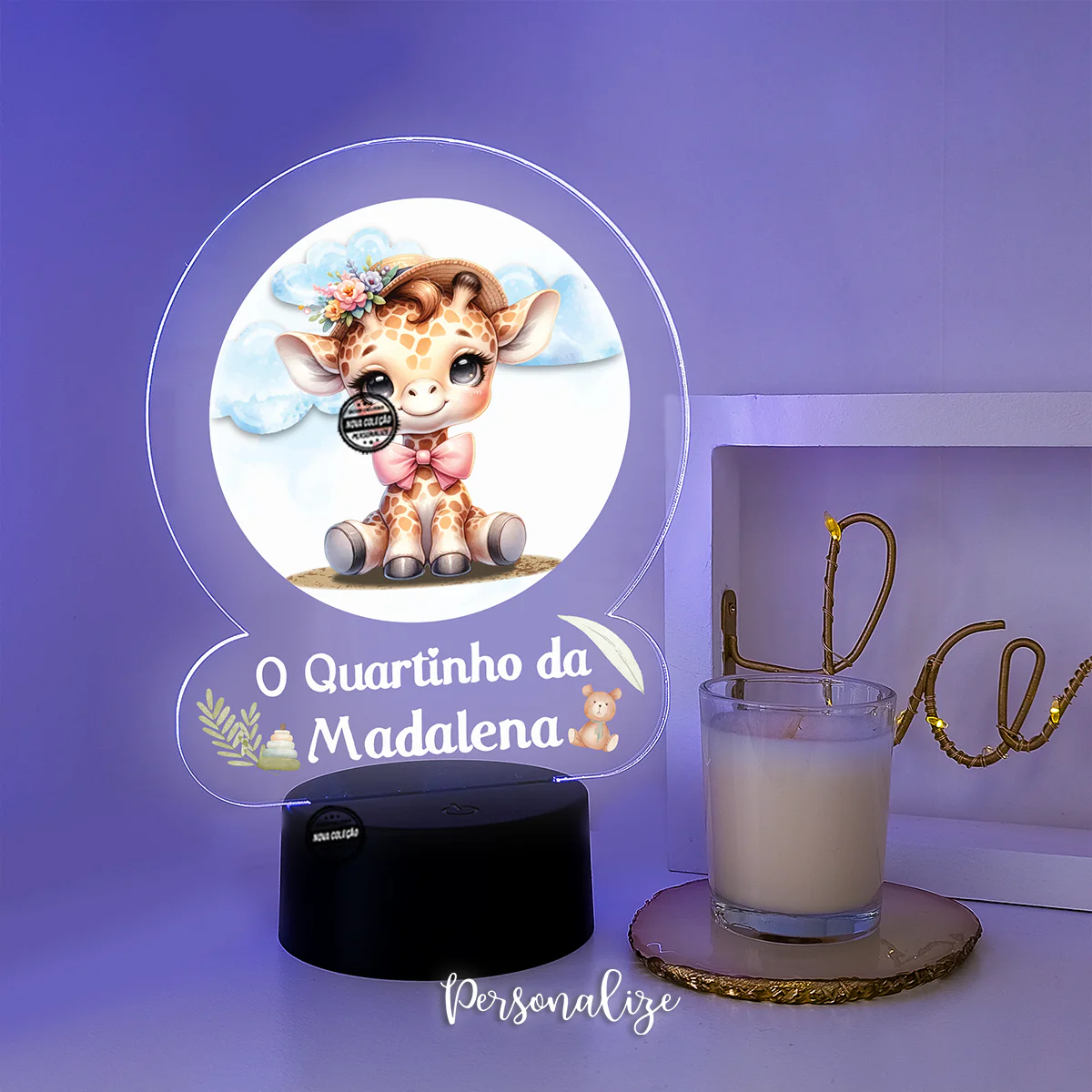 Moldura led bebé "Nome" - Image 2