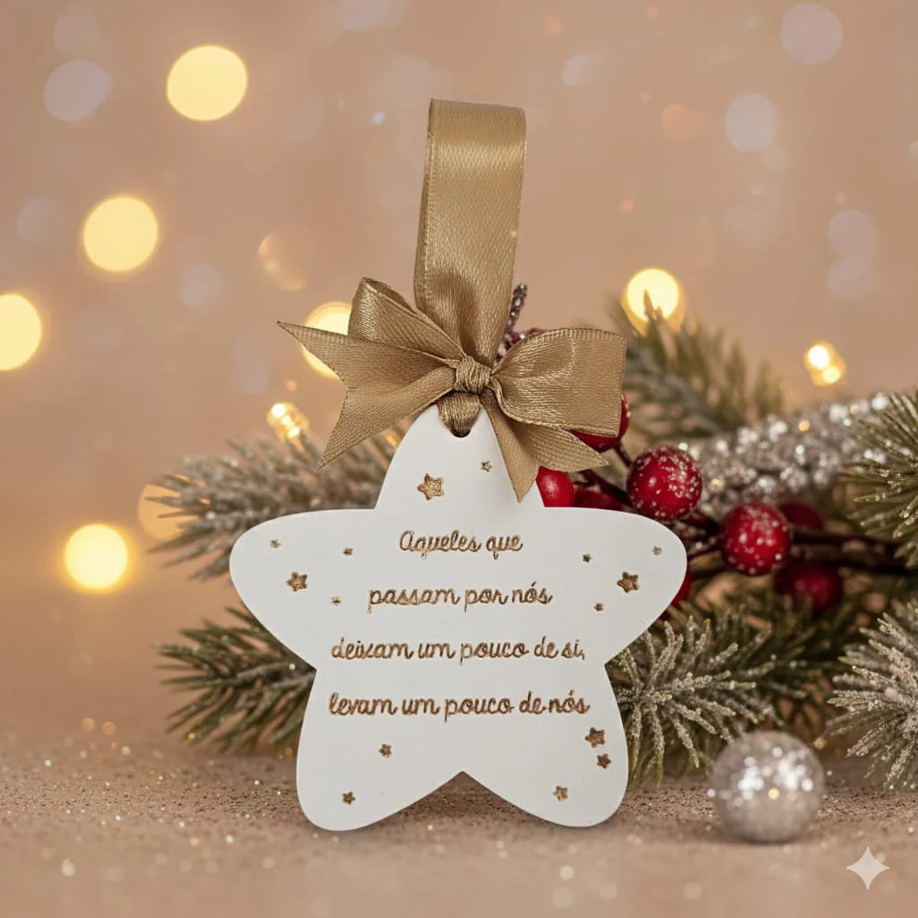 Estrela em gesso " Aqueles que passam por nós " - Image 2
