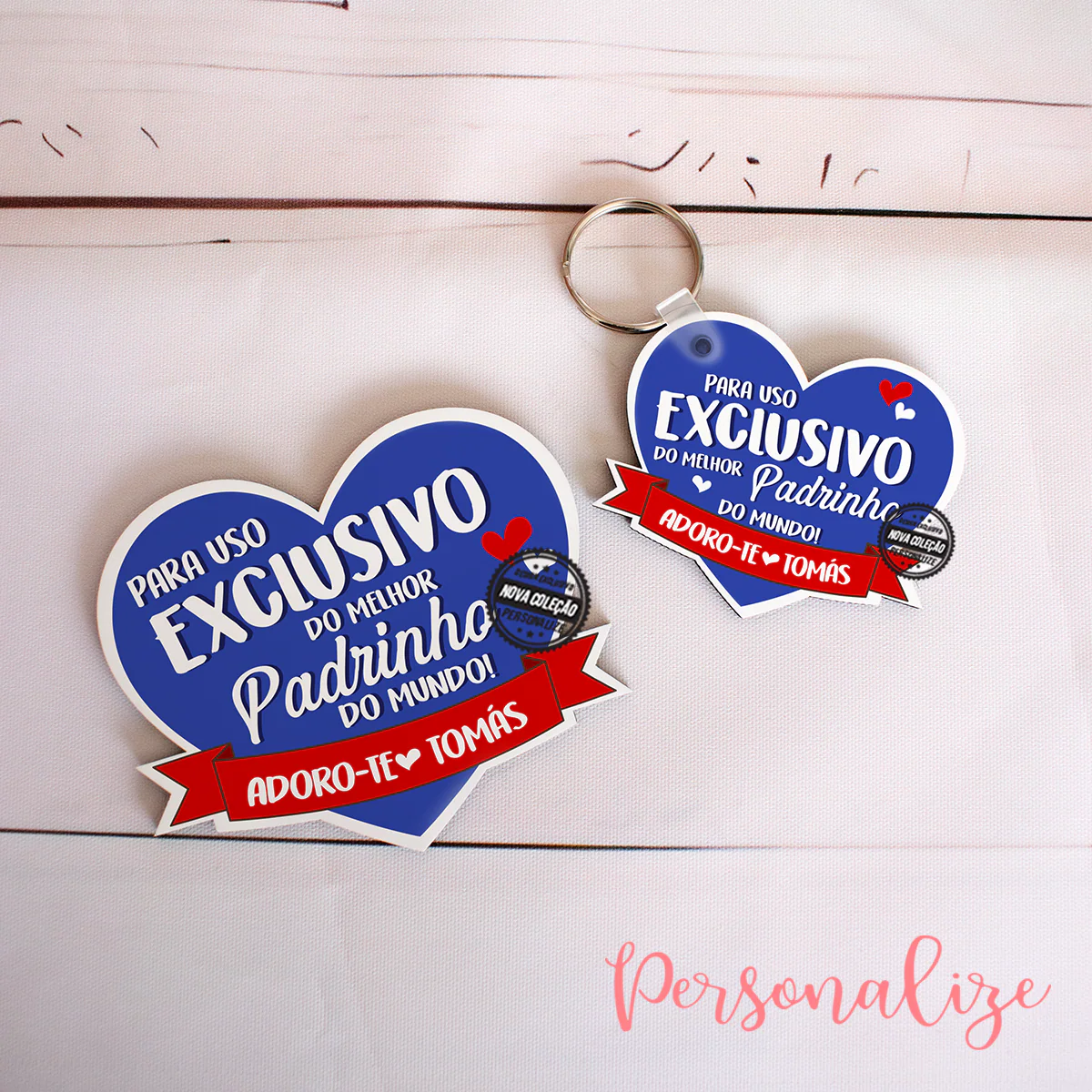Porta-chaves e/ou íman coração" Para uso exclusivo..." - Image 2