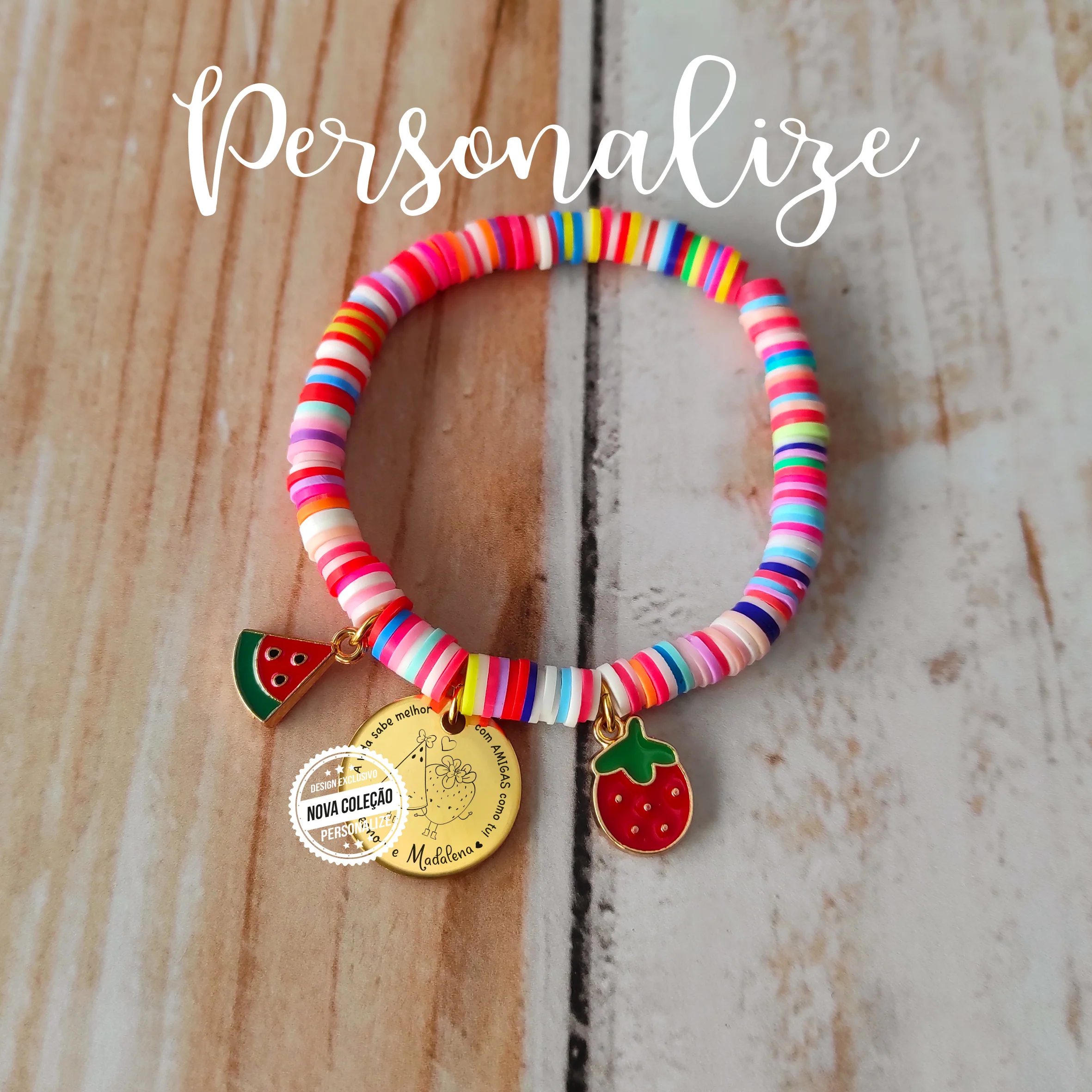 Porta-chaves e/ou pulseira " A vida sabe melhor..." - Image 2