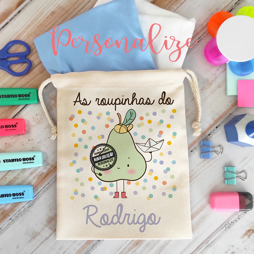 Saco de roupinhas "Frutas"