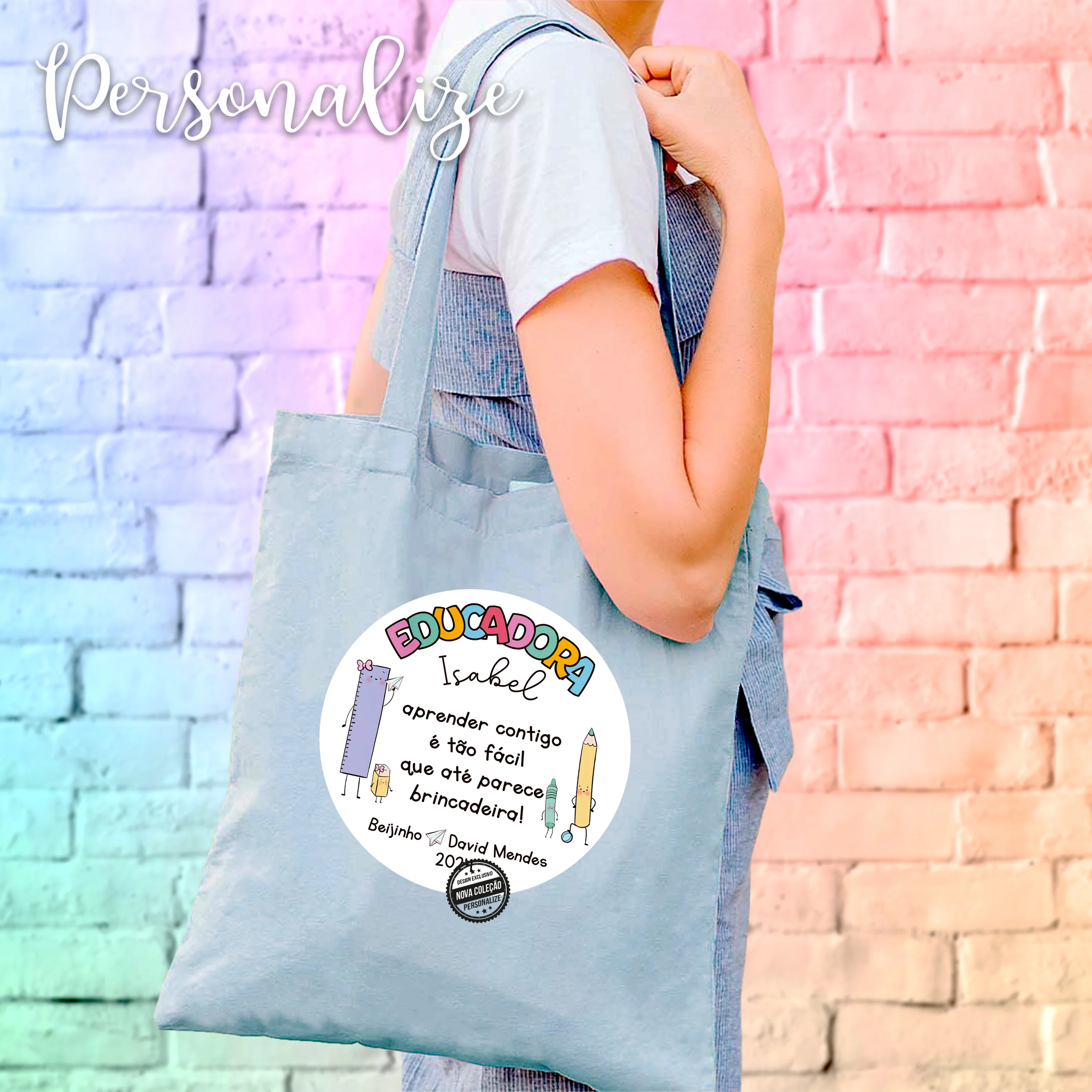 Saco de tecido "Educadora" - Image 2