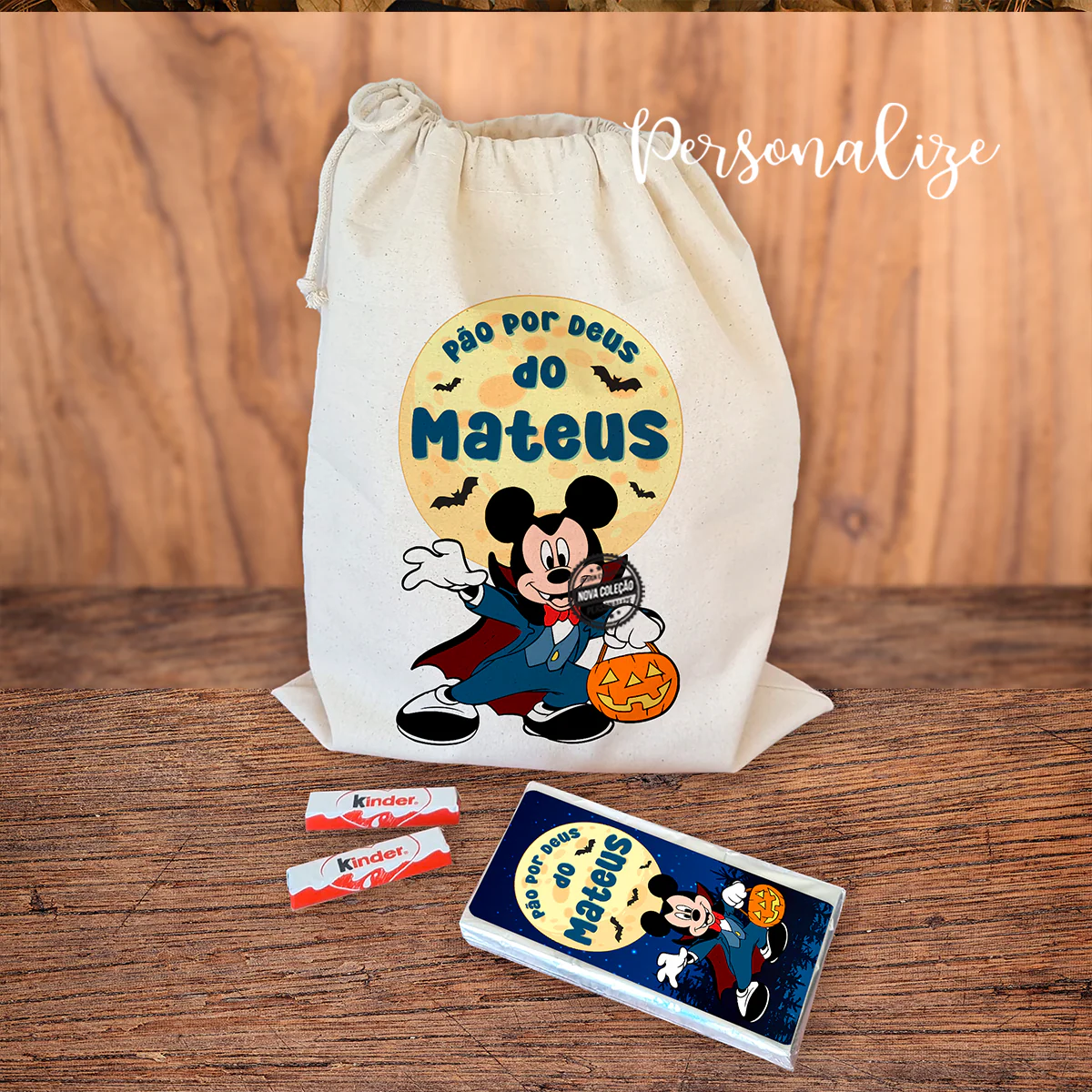 Saco Pão por Deus " Minnie/Mickey" - Image 2