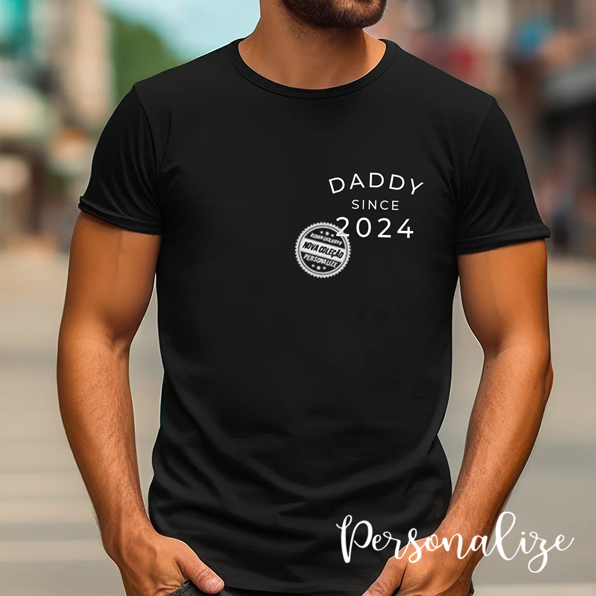 Sweat / t-shirt "Daddy since..." - Image 4