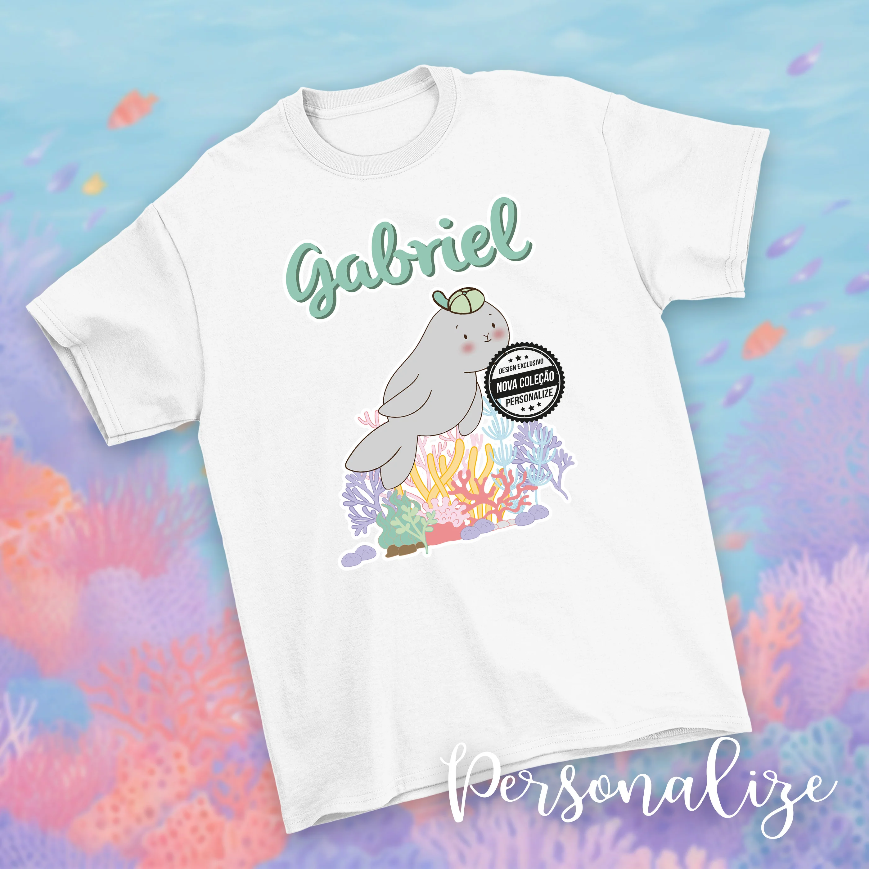 T-shirt "Animais do mar" - Image 3