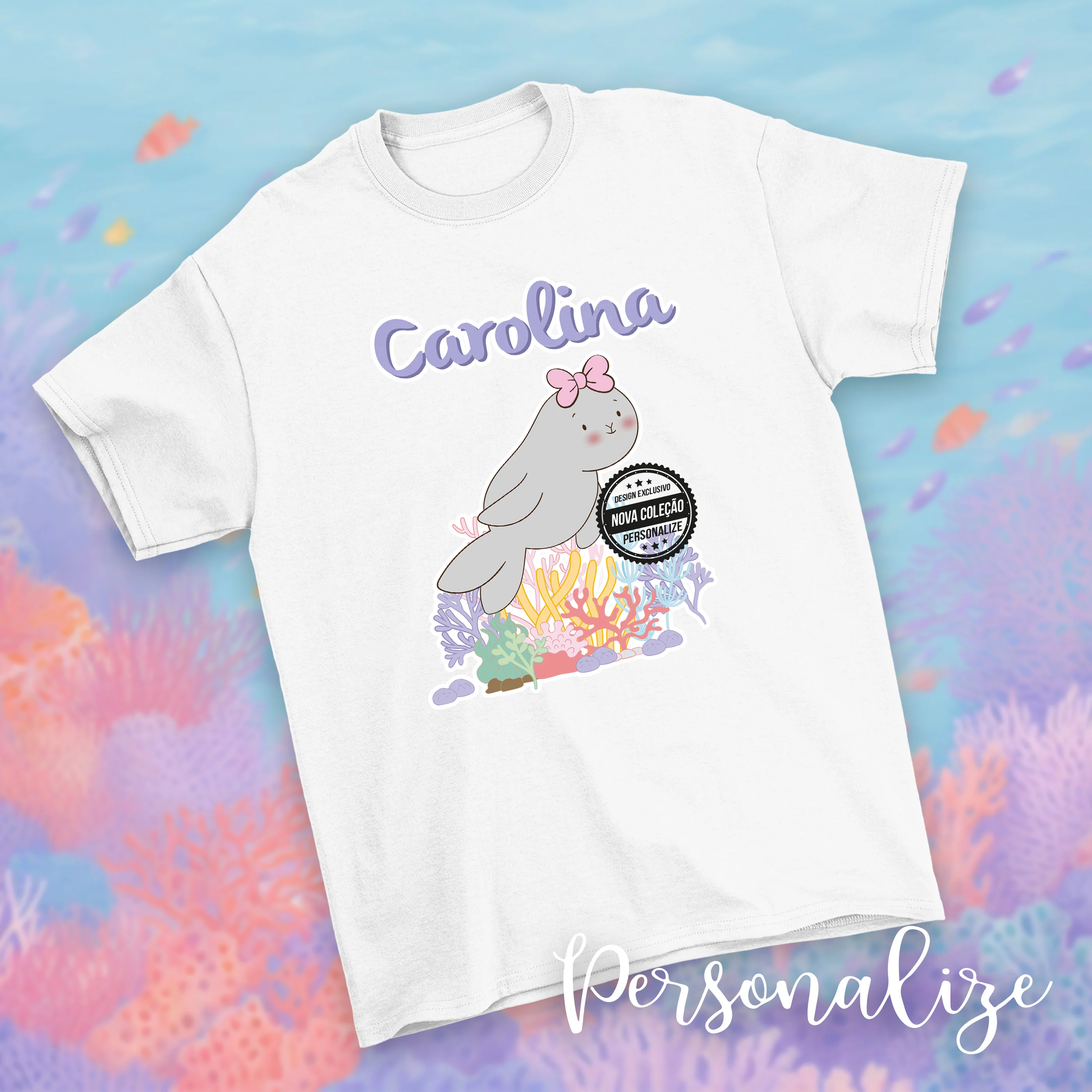 T-shirt "Animais do mar" - Image 4