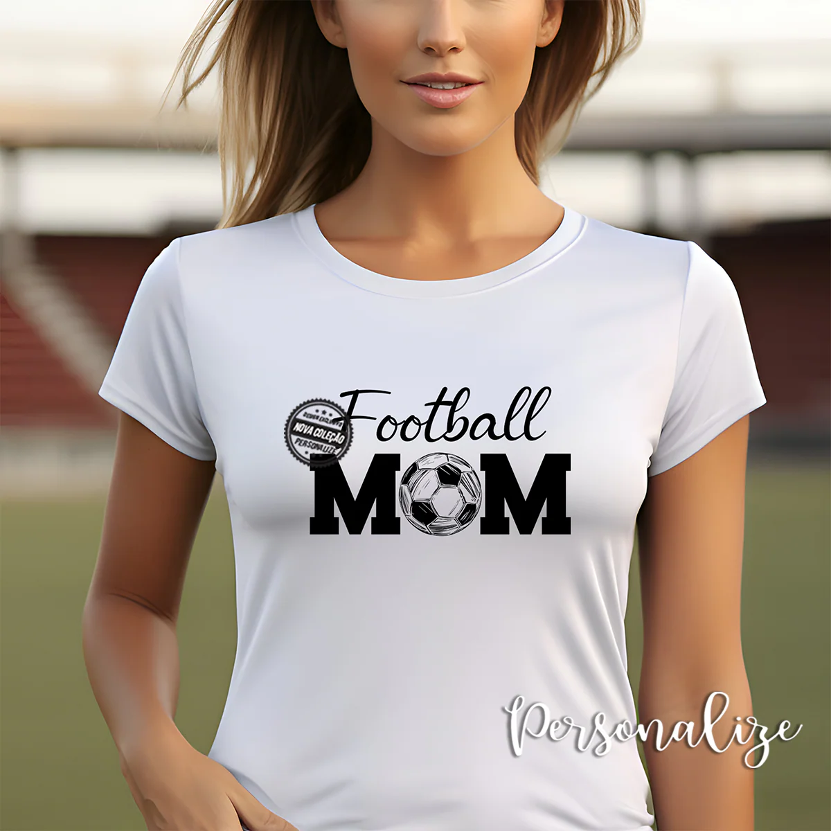 T-shirt "Football MOM" - Image 2