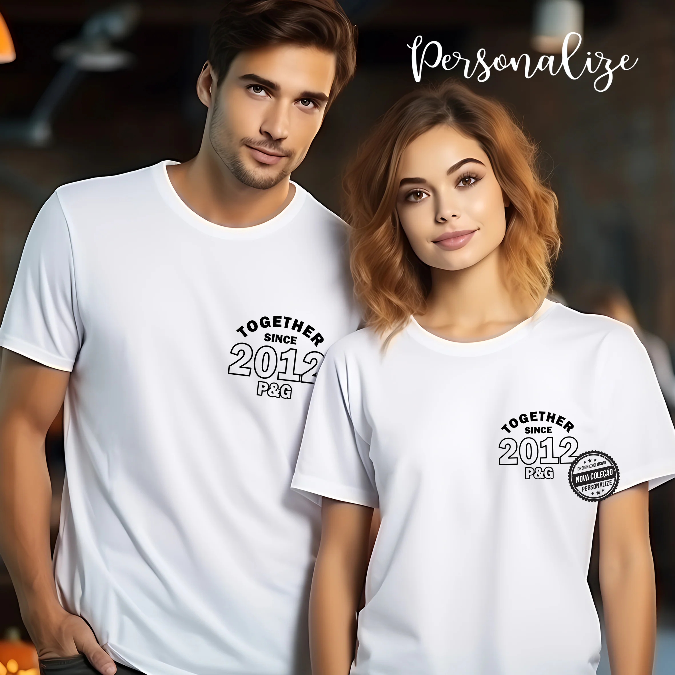 T-shirt " juntos desde ... " - Image 2