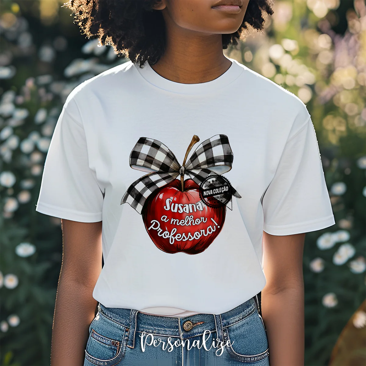 T-shirt maçã "Professora" - Image 2
