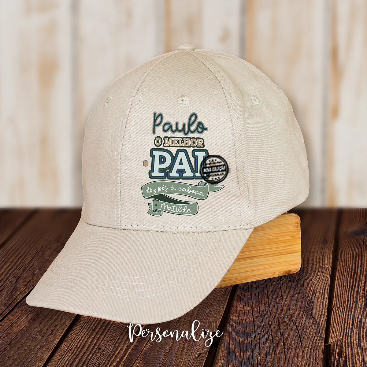 Conjunto t-shirt e/ou boné  "O melhor pai dos pés à cabeça" - Image 3