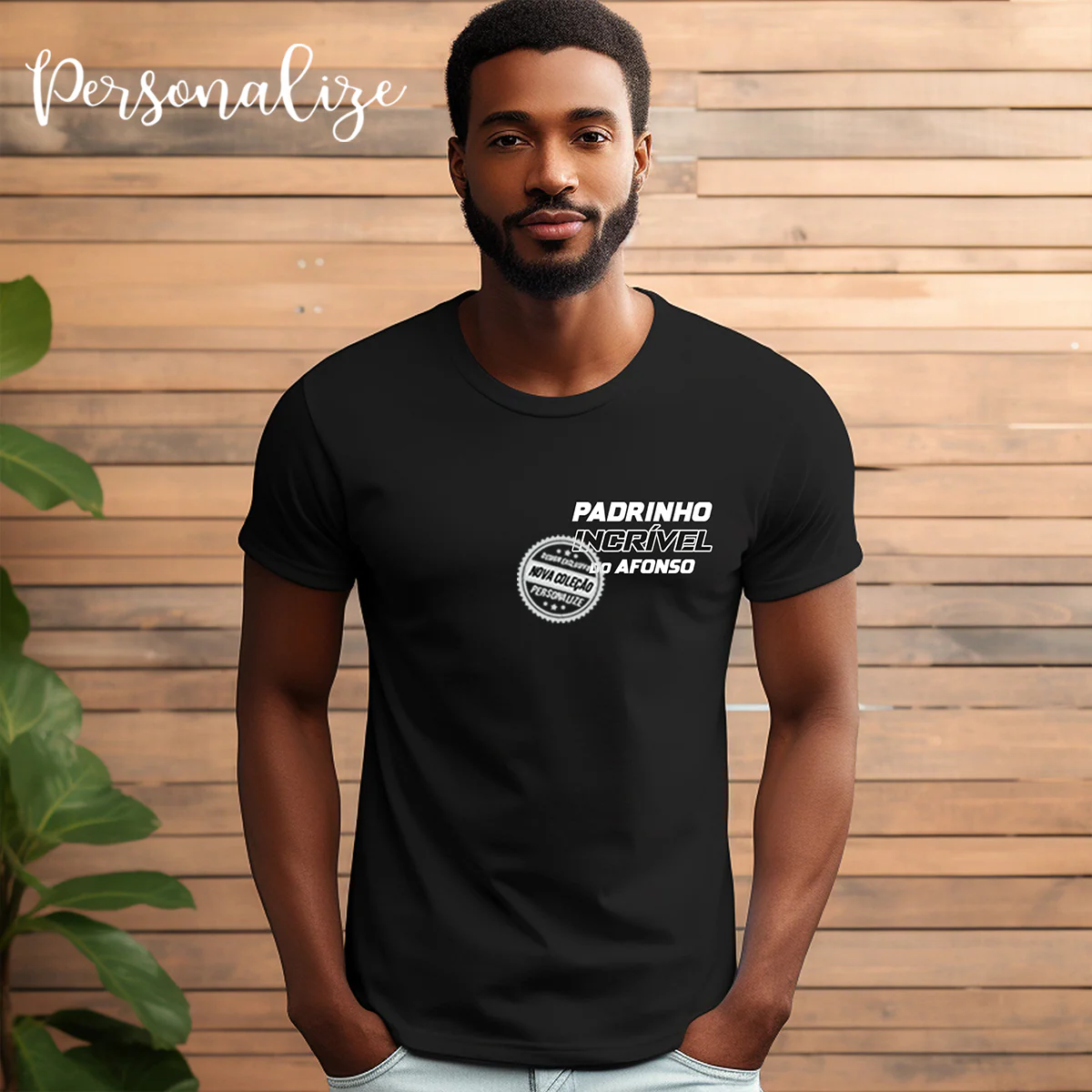 T-shirt Padrinho incrível - Image 2