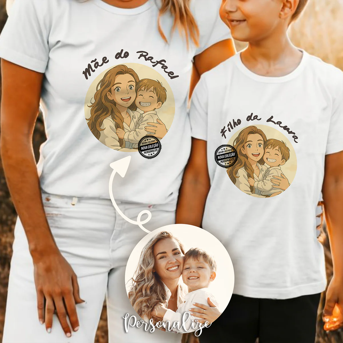 T-shirt personalizada com fotografia estilo Studio Ghibli - Image 2
