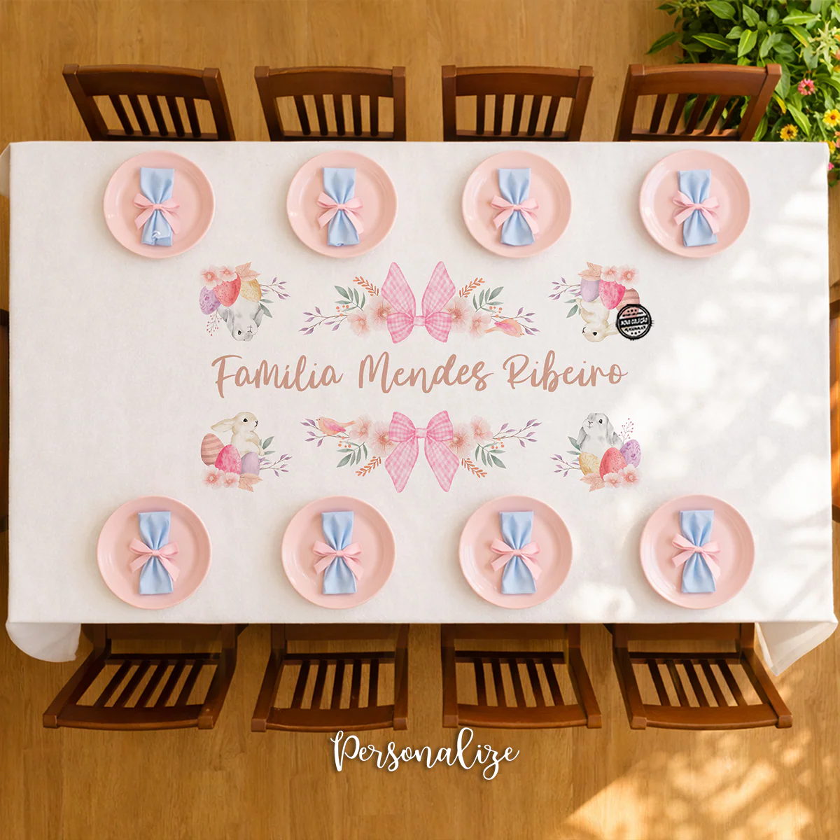 Toalha de mesa Páscoa "Família" - Image 2